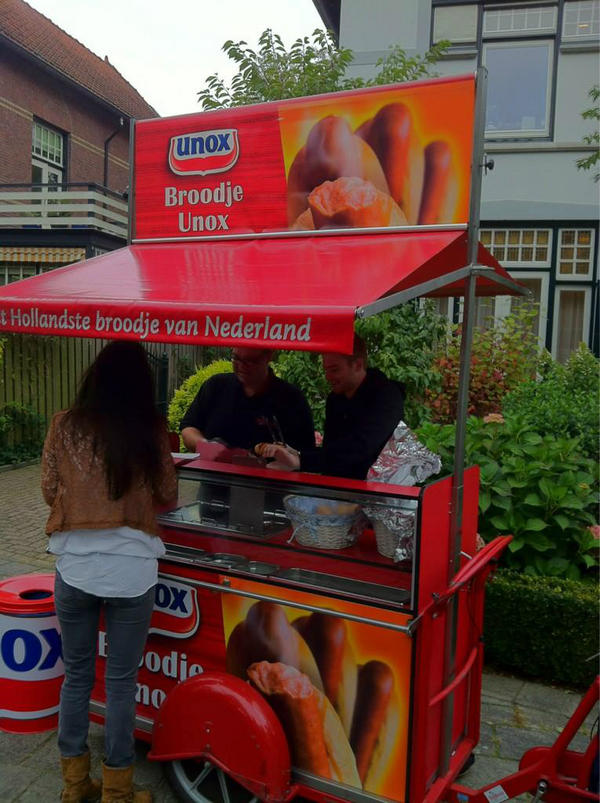 Broodje Unox bij ffc #Smulwereld. Lekker voor de maandagochtend!