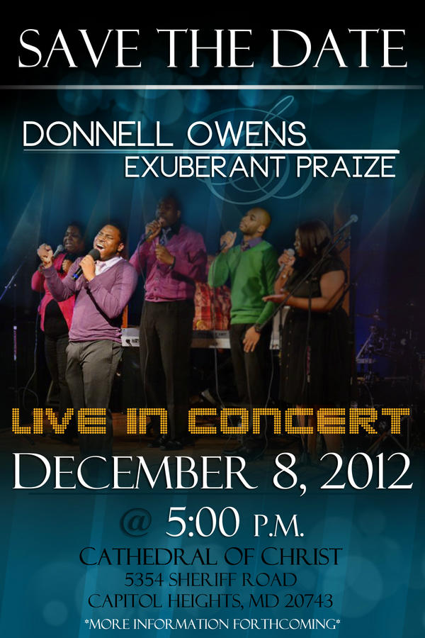 ExuberantPraize's tweet image. SAVE THE DATE: Exuberant Praize will be releasing our First Single. My Soul Says Yes!!.