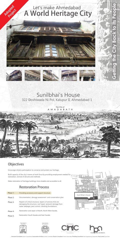 Restoration of Sri. Sunilbhai's heritage house