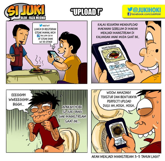 Sudah tahu? Sekarang Komik Strip Animasi Si Juki Bisa 