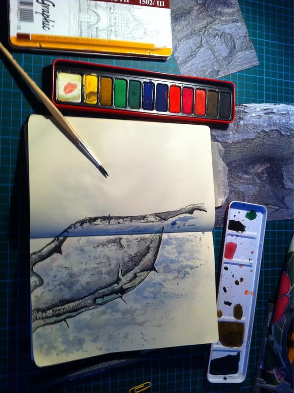 s2campbell1's tweet image. Time to sketch a building.. JK still drawing frigging trees!!! #architecture #treeanalysis #sketchno.65340!!