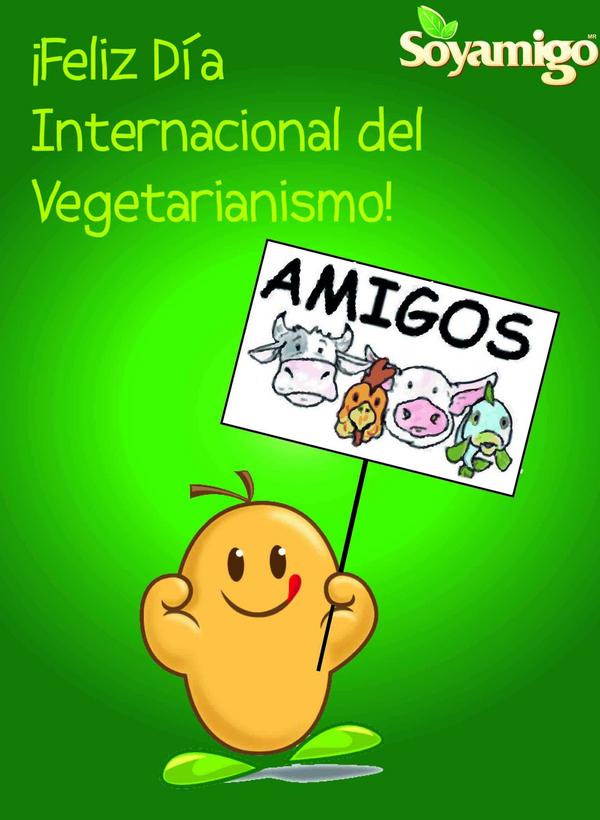 Felíz #DíaInternacionalDelVegetarianismo Soyamigos! <a href="/AnimaNaturalis/">AnimaNaturalis</a> <a href="/HazteVegetarian/">Добрая Девочка</a> <a href="/veoverde/">VeoVerde</a> <a href="/VeggieExpress/">veggie express</a>