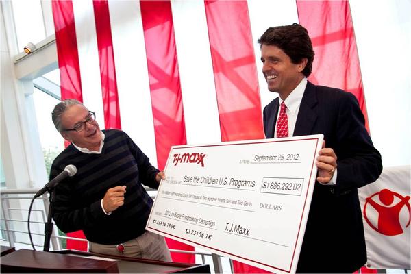 We got a BIG check from our friends at <a href="/TJMaxx/">TJ Maxx</a>, huge thanks to them &amp; everyone who donated at the in-store checkout: