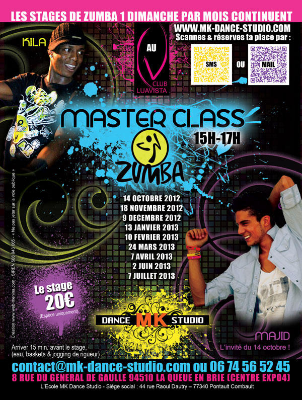 Mk_Dance_Studio's tweet photo. Stage Zumba Dimanche 14 Octobre 15h à 17h infos www.contact@mk-dance-studio.com http://t.co/zCVr38Pn