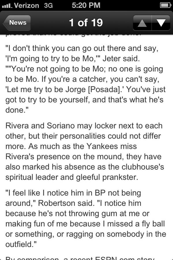 alexiskd42's tweet image. Mariano Rivera #MLBAPP #notthesame #missyou