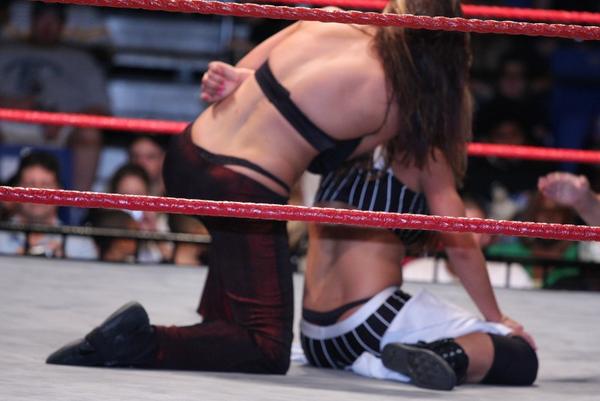 Tag Team Match: Me and @MickieJames Vs. Winter and Winter's Thong.