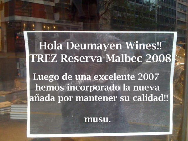 VinotecaMRWines's tweet photo. Otro TERRIBLE escrache en Vinoteca del Barrio de Caballito RT URGENTE!! Repite un nuevo con bodega boutique de AGRELO http://t.co/AioWYhtH