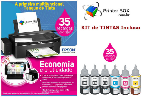 PrinterBOX's tweet photo. Multifuncional Colorida, Tinta Original custa R$ 29, e recarrega até 35 vezes!!! TENHO POUCAS UNIDADES EM ESTOQUE! http://t.co/ztzBJvLu