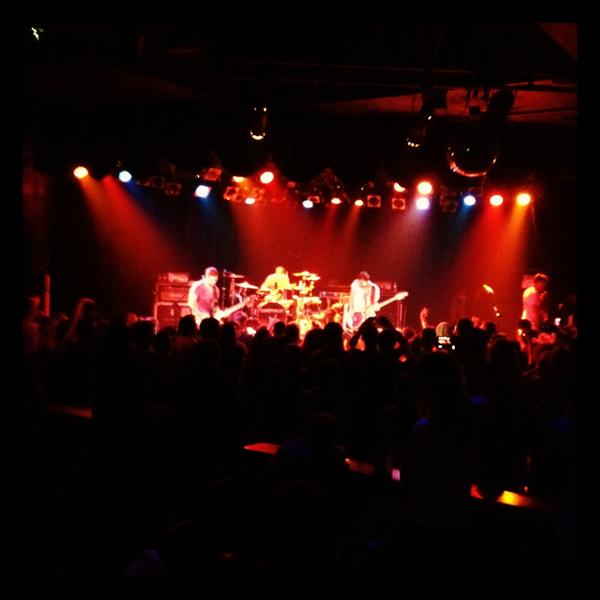 Great to see you again my friend! Thanks for coming out!! RT <a href="/mrbelding/">Dennis Haskins</a>: <a href="/SafetySuit/">SAFETYSUIT</a> at @TheRoxy Tearing it up!