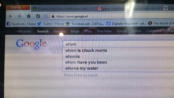 riqy86's tweet image. Typte where in op Google... #googlefun