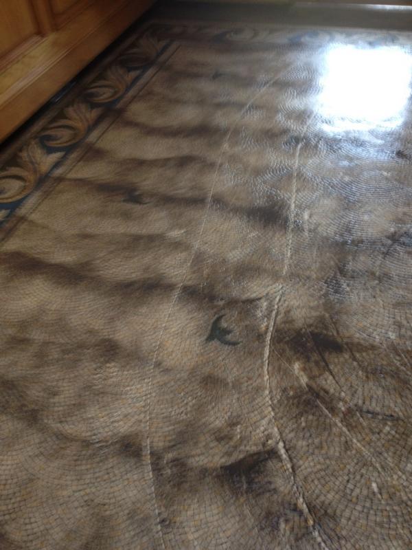 aquacleanuk's tweet photo. Mosaic floor per cleaning http://t.co/VfGw30PI