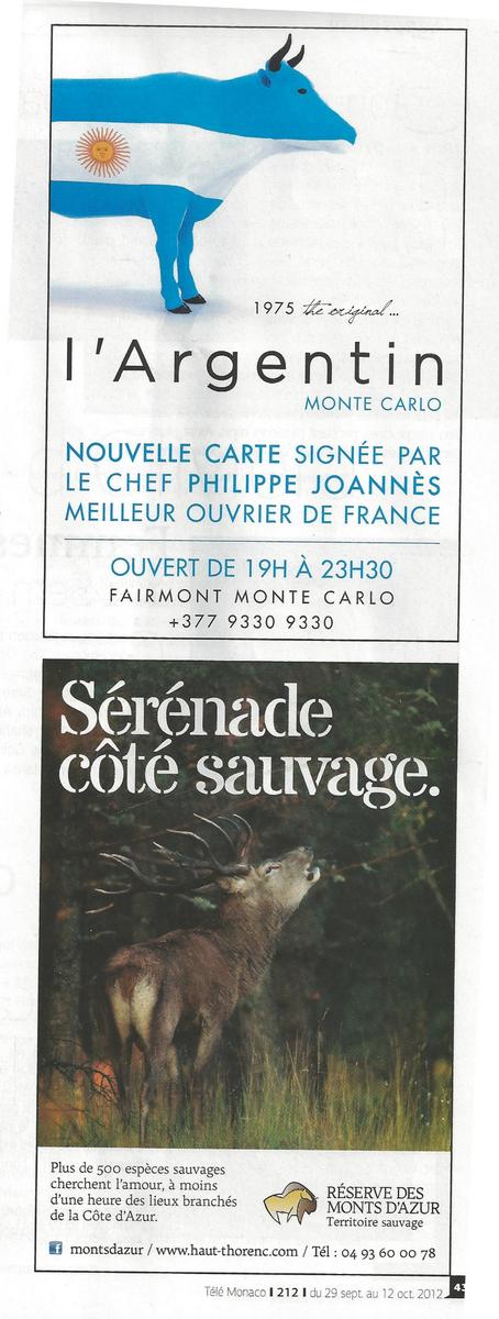 Nouvelle parution dans le TV Monaco !

TV MONACO en mode Latino !