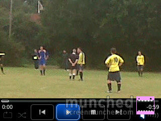 Ware saviours midfielder <a href="/matbrooks1T/">Mat Brooks</a> having a word with the ref