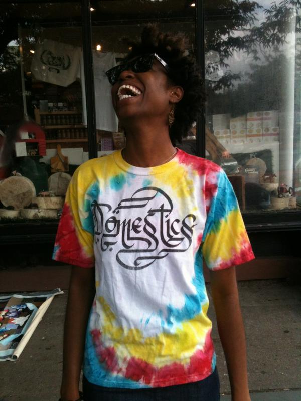 DomesticsSkate's tweet photo. RT @Quimtime: @domesticsskate #Turkish Print tye dyed t-shirt http://t.co/JF7D8r03