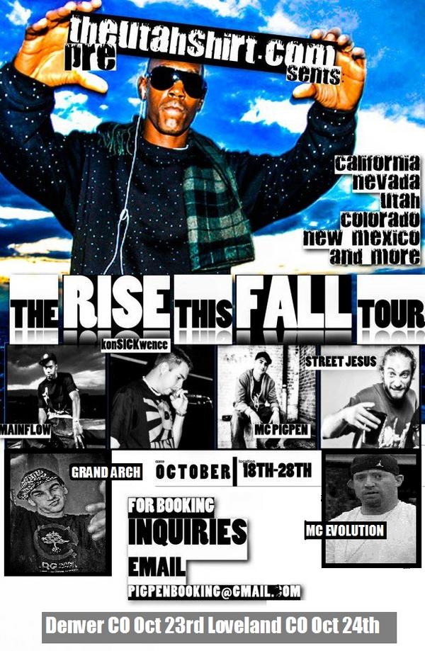 TheGrandArch's tweet image. #MainFlow In #Colorado OCT 23 n 24 Grand Architect Will B Opening! Be sure to Get Your Hands On Their #Exclusive Single