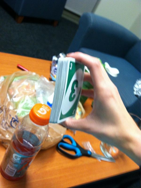 juliebiernat's tweet image. My hand is tired from holding all my cards... #207problems #outofshape