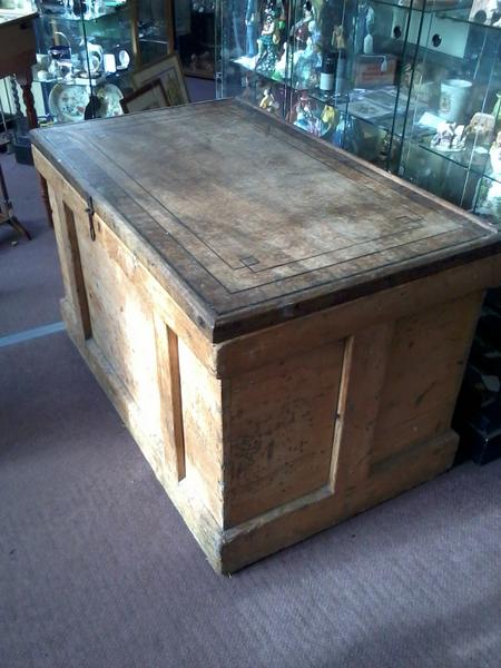 New in... Old pine Ship builders trunk. £165