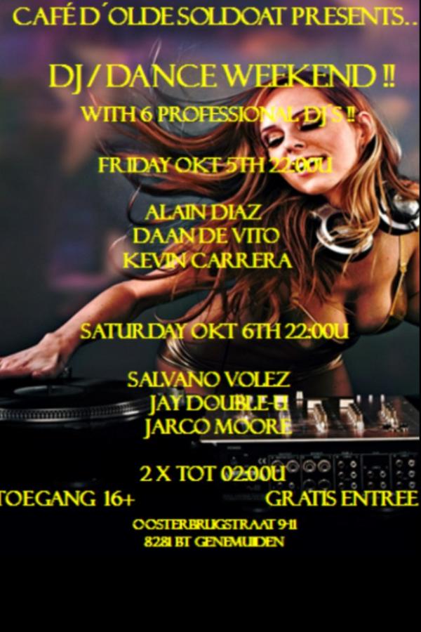 DoldeSoldoat's tweet photo. Een weekend om niet snel te vergeten! Maar liefst 6 Dj's waaronder @AllanDrent @DaanDeVito http://t.co/f8b2nI0a