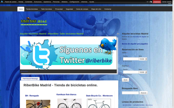 riberbike's tweet photo. Un pequeño cambio de look @ http://t.co/o0C94WdG ¿Que les parece? http://t.co/8NXauCyh