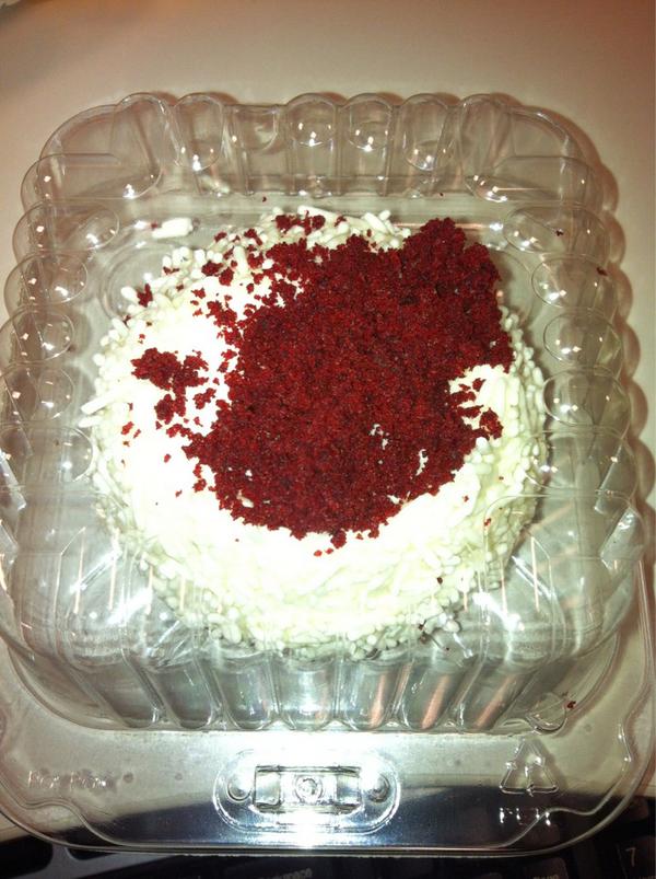 Thanks <a href="/redeyechicago/">Chicago Things to Do</a> for the delicious Crumbs red velvet cupcake. Can't wait to dive in! #foodporn #redeyecrumbs