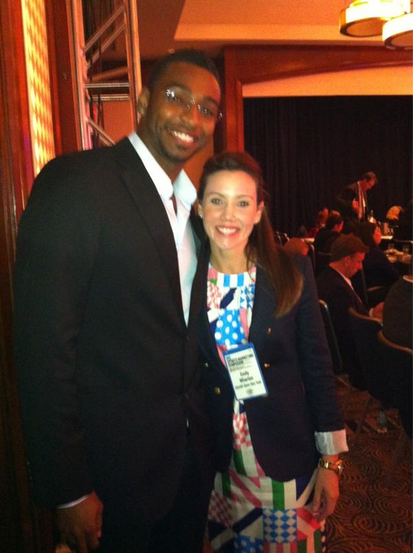 emwharton's tweet image. Met @cullenjones #ConferencePerks #sbjsms