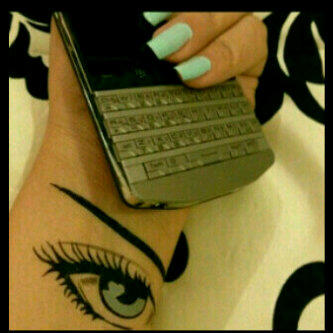 xAljoryx's tweet photo. The Eye Tattoo ✉BB:228F94AF http://t.co/L5KzxnwN