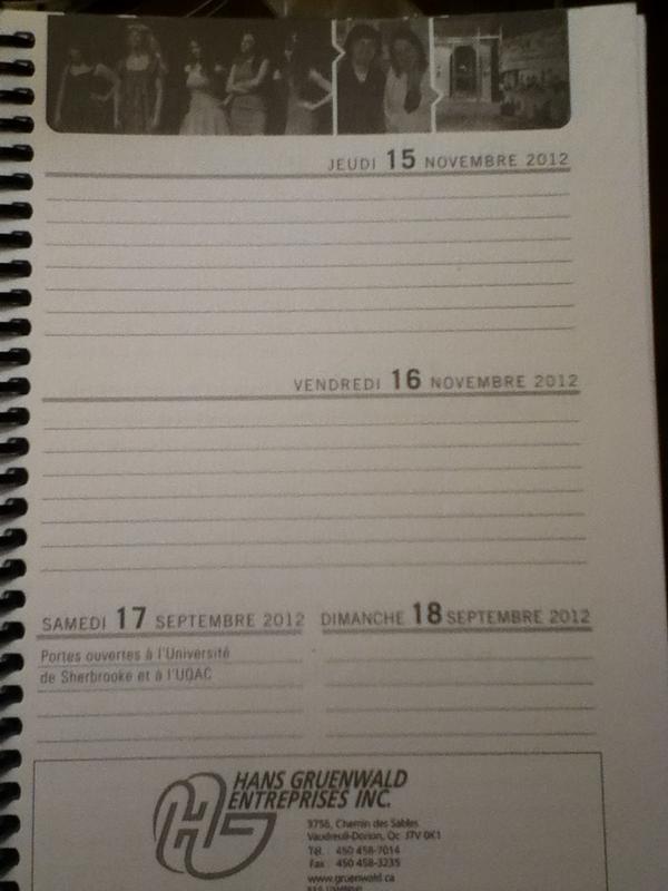 GodinProblems's tweet image. Beau petit Fail dans l'agenda cette année. #ggproblems