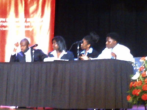 staceyabrams's tweet photo. @SpelmanCollege & @CAU posed cool idea: "Free Agent" employee training to encourage multiple skills. #loweryinstitute http://t.co/YLJEbmNi