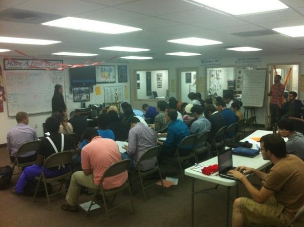 VectorMiamiDade's tweet photo. Sarale Fellig wrapping up our team meeting!!! "challenge is only a obstacle if you bow down to it" #ouch #skillsforlife http://t.co/twDm9kzZ