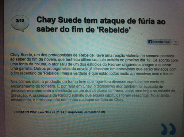 sophiaabrahao's tweet photo. Agora essa? O Chay e a Mel estavam em uma premiação em SÃO PAULO quando nos deram a noticia.. http://t.co/hEQKhYj8