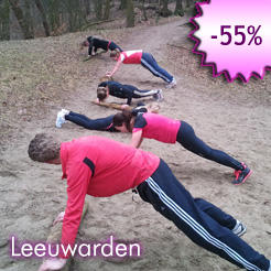 Supersportdeal van vandaag!
Intensieve Bootcamptraining regio Leeuwarden. Van€ 45,00 voor€ 20,00! 
supersportdeal.nl/supersportdeal