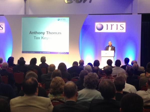 IRISaccountants's tweet photo. Anthony Thomas, CIOT Past President, delivers the Tax Keynote at #IRISWorld2012 Coventry http://t.co/jpmrsQtG