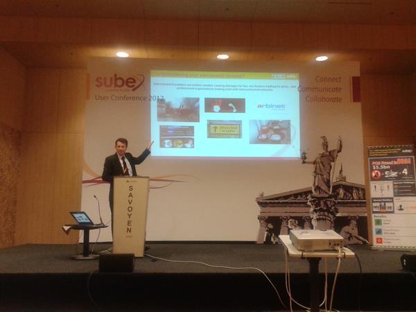 subex's tweet photo. Xavier Lesage, of #Araxxe delivered an interesting presentation on #Simbox #fraud #subexuserconference http://t.co/s1FDxEEd