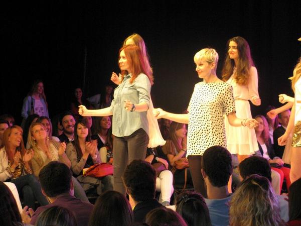 MilenaaPaez's tweet photo. @matildablanco ayer presentando su coleccion, con MUCHA onda bailando en la pasarela! http://t.co/NyGvFS9c
