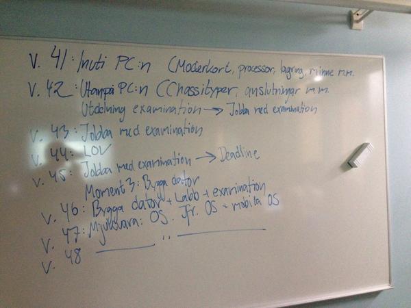 NiklasFast's tweet image. Behöver nog lära mig skriva mer på tavlan framöver...