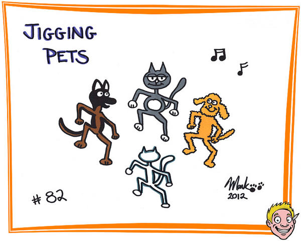 MarkPaws's tweet image. Pet Drawing Number 82: Diane wanted Joey (Bijon Pooh), Bonnie (German Shepherd) and some Cats... markpaws.com/petdrawings/de…