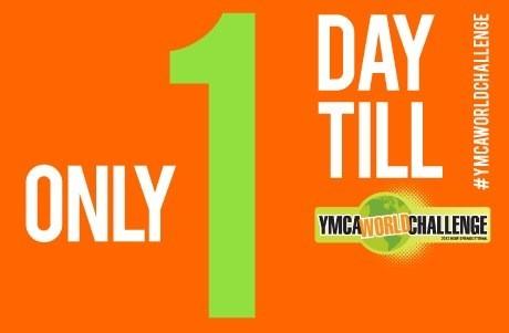 Only 1 more day to go until we attempt a world record! #ymcaworldchallenge