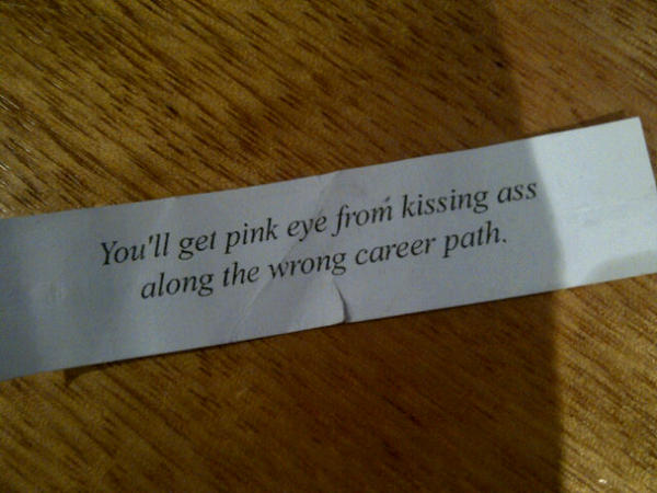 danielconcannon's tweet photo. Just your average fortune cookie http://t.co/TitoxVU4