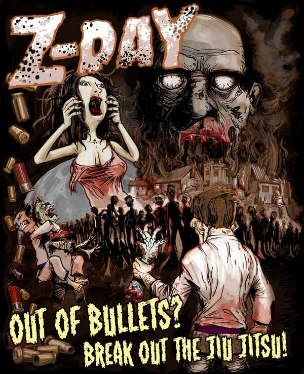 BJJ_Life's tweet image. RT this if u think you can Fuck up a #Zombie w/ #Jiu Jitsu. (new zombie #bjj tee) bit.ly/WrZMPz @RenzoGracieBJJ