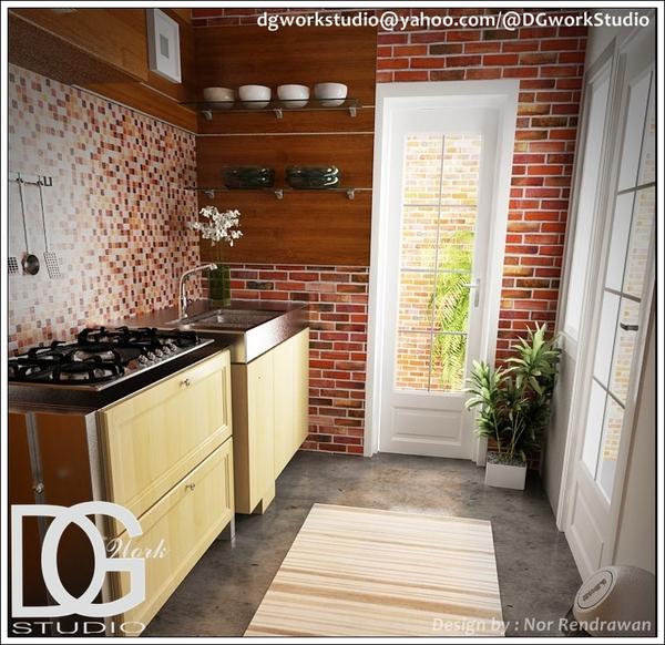 DGworkStudio's tweet image. Kitchen , design by : Nor rendrawan