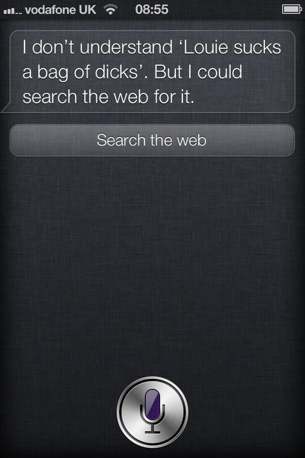 AsaWebb91's tweet image. @LouieCini Don't Think Siri Likes You Very Much Mate #SuckABagOfDicks.