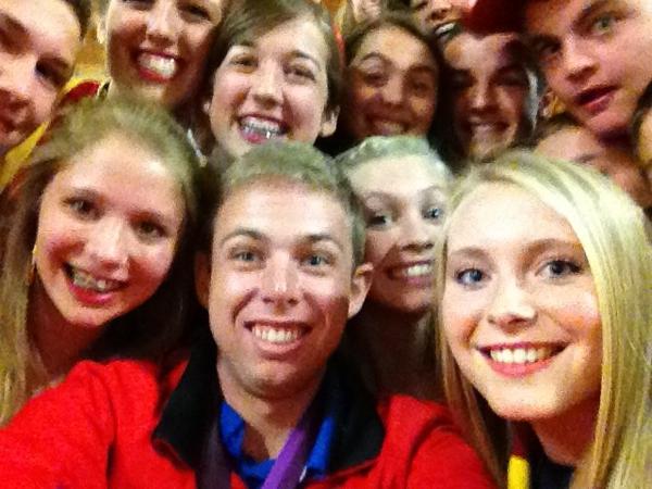So great to be back at my alma mater Central Catholic HS today! Had a blast hanging out with the kids there!! #GORAMS
