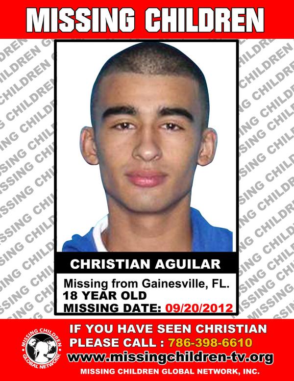 1missingchild's tweet image. MISSING CHILDREN ---POR FAVOR AYUDANOS A ENCONTRAR A CHRISTIAN AGUILAR DE 18 ANOS.
305-647-7131 MCGN, INC.
