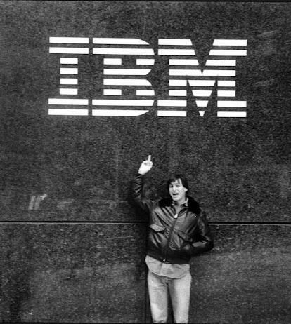 applespotlight's tweet photo. Steve Jobs thoughts on IBM ;) http://t.co/1eAmDu1w