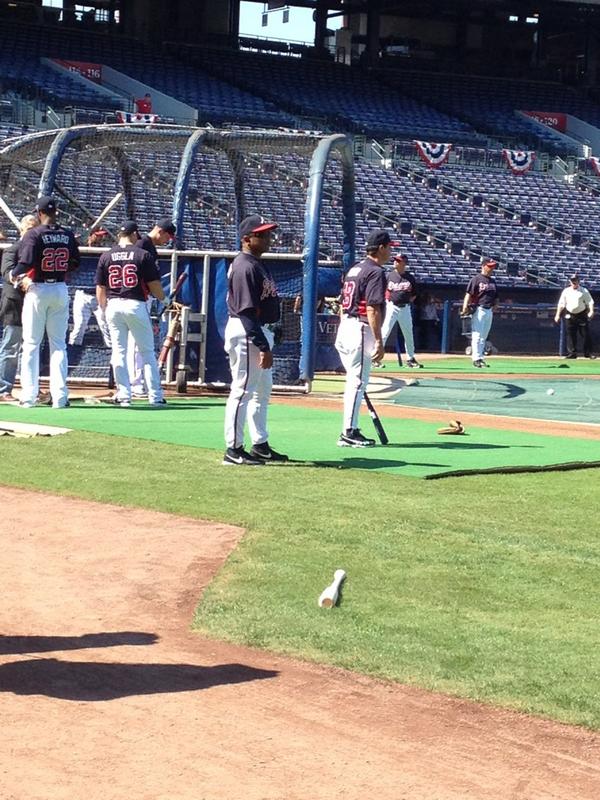 braves batting practice