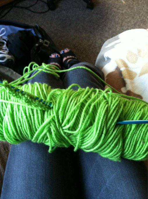 Knitting! 😘 http://t.co/CEzPhR6Y<a href="/tag/bejealous"class="tags"><span>#bejealous</span></a>