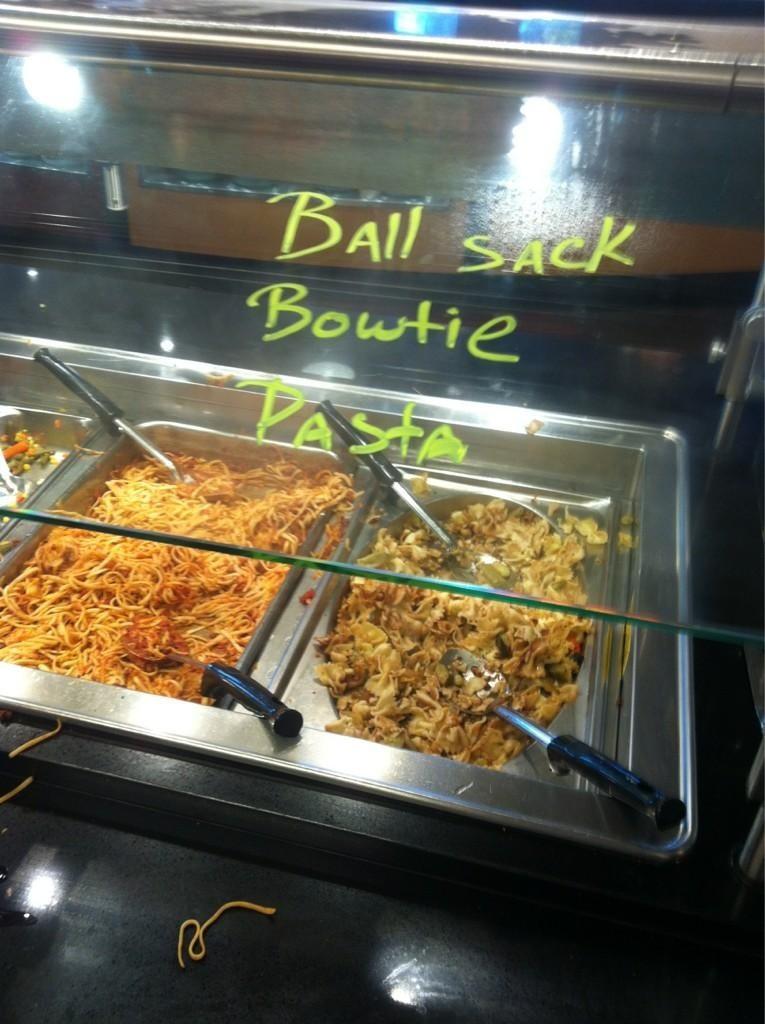 Ownage Pranks On Twitter Zmsimms Ownagepranks Saw This At The Buffet Today It S The Boo Sack Noodle Buklau Http T Co Paf0uwt3 Is That Real Haha