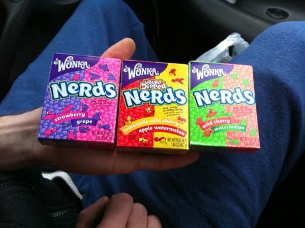 jak_brown's tweet photo. as if i have just found these in the range !! with my babe @paigealexabooth :) #nerds #memories #willywonka #yummy xxx http://t.co/1FhViVwn