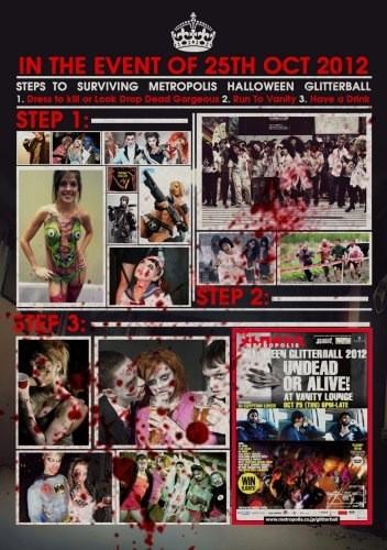 nemestika's tweet photo. : The #zombies are Coming! @LondonCallingJP @MetropolisTokyo #Halloween Glitterball "Undead or Alive" http://t.co/iqu24kEd