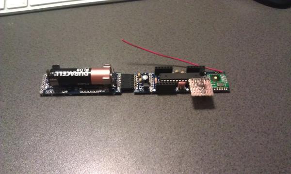 Assembled sensor node